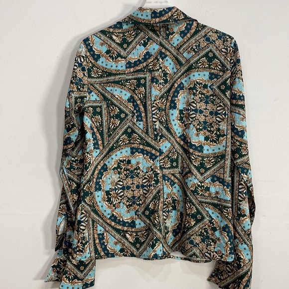 Boston Proper Hippie Boho Button Down Top Business Casual Size 6 Lot of 2 - Picture 5 of 14